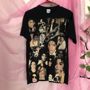 Michael jackson memorial tshirt vintage